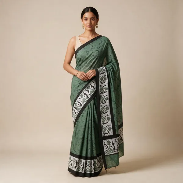 Sky_Blue_Mulmul_Cotton_Saree_For_Women
