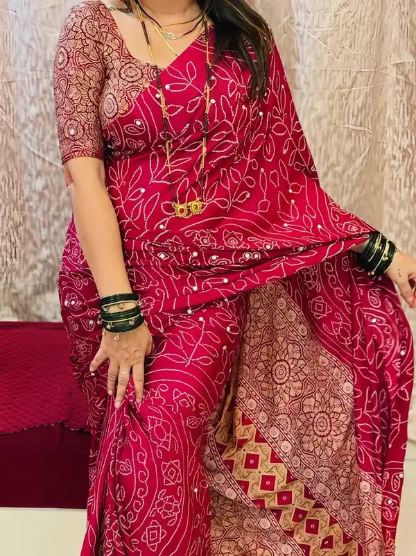 Rani_Pink_Satin_Viscose_Saree_For_Women