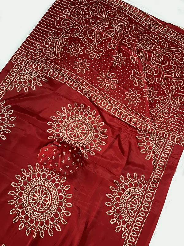 Ajrakh_Print_Bandhani_Modal_Silk_Saree_|_All_Over_Bandhani_Printed_Saree_with_Printed_Matching_Blouse_|_Traditional_Ethnic_Wear_for_Women