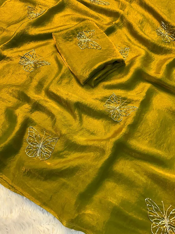 Beautiful_Butterfly_Two_Tone_Heavy_Space_Silk_Fabric_with_Beautiful_Leaf_Handwork_Beads