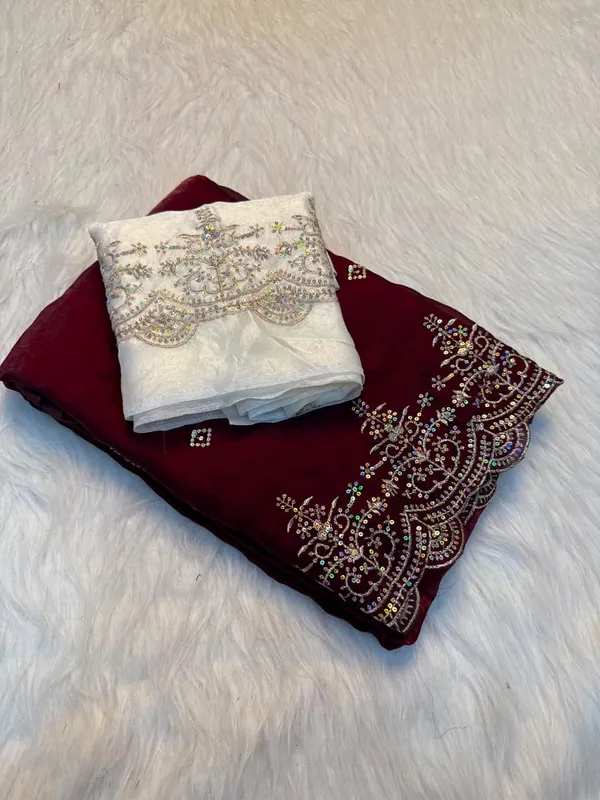 Premium_Soft_Trendy_Satin_Silk_Saree_with_Elegant_Multi_Embroidery_Work_&_Matching_Embroidered_Blouse_Piece
