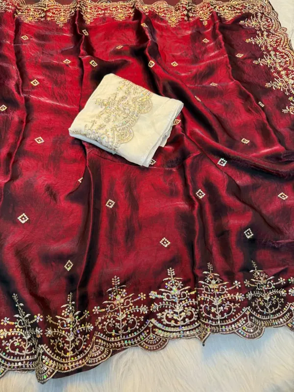 Premium_Soft_Trendy_Satin_Silk_Saree_with_Elegant_Multi_Embroidery_Work_&_Matching_Embroidered_Blouse_Piece