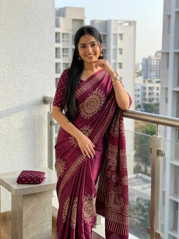 Ajrakh_Print_Bandhani_Modal_Silk_Saree_All_Over_Bandhani_Printed_Saree_Wi
