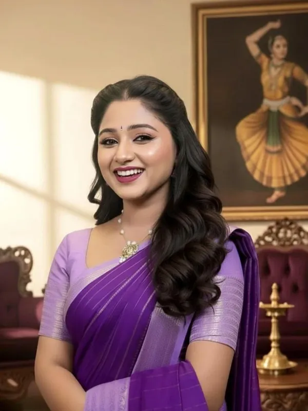 Printed_Mysore_Silk_Blend_Saree_(Purple)
