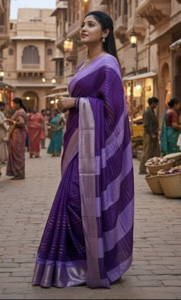 Printed_Mysore_Silk_Blend_Saree_(Purple)