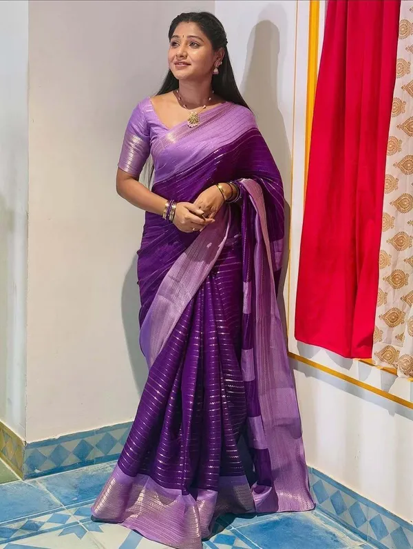 Printed_Mysore_Silk_Blend_Saree_(Purple)