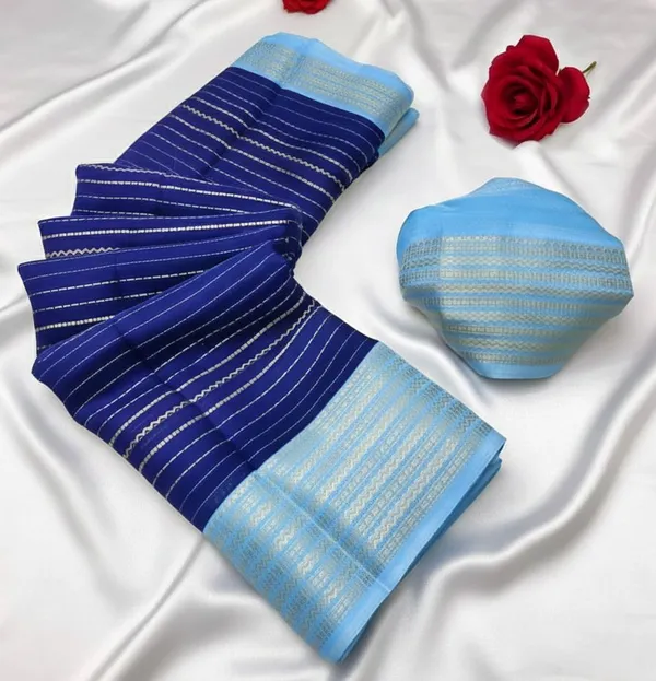 Printed_Mysore_Silk_Blend_Saree_(Blue)