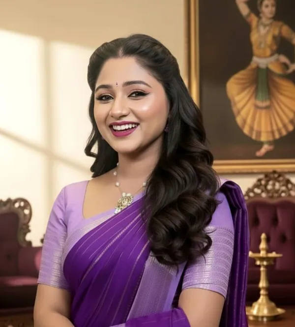 Striped_Mysore_Silk_Blend_Saree_(Purple)