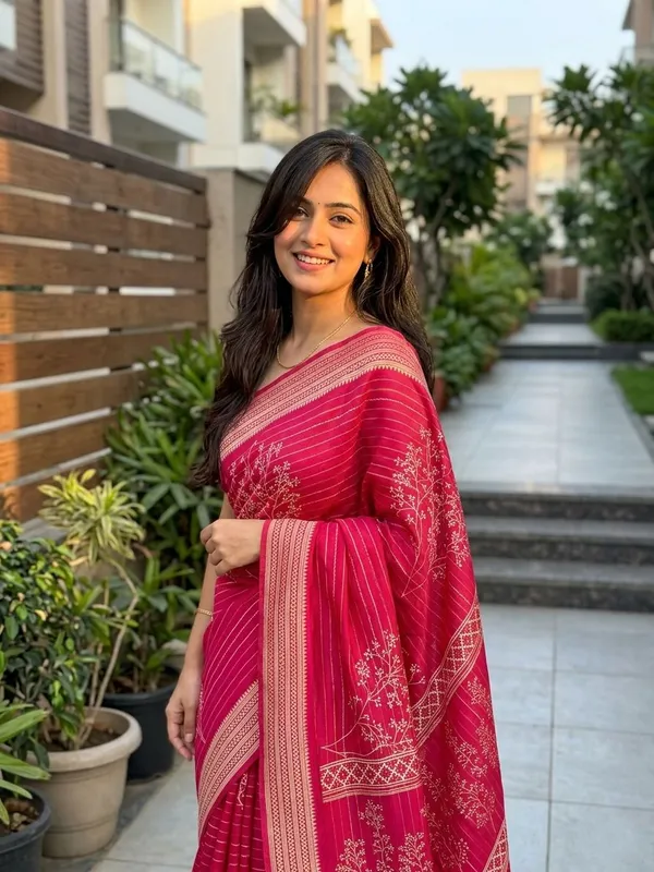 Floral_Print,_Printed_Mysore_Art_Silk,_Silk_Blend_Saree_(Pink)