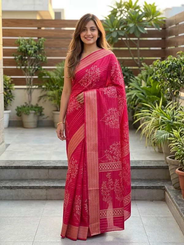 Floral_Print,_Printed_Mysore_Art_Silk,_Silk_Blend_Saree_(Pink)