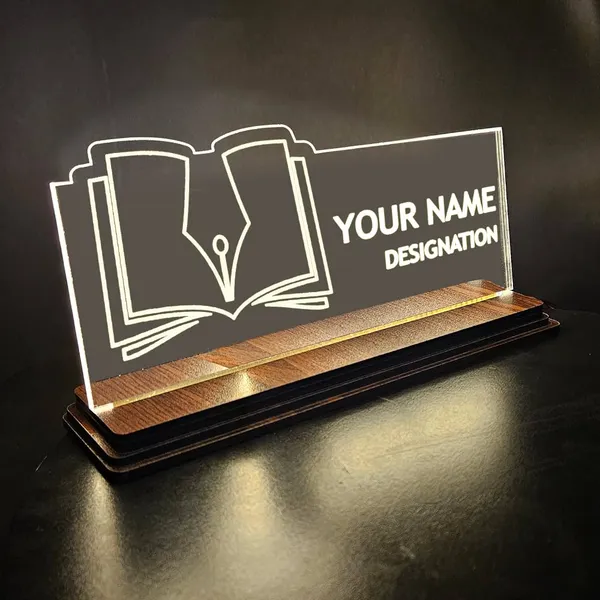 Acrylic_Wooden_Base_LED_Personalized_Office_Desk_Name_Plate
