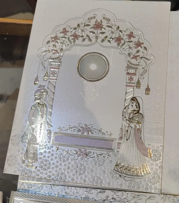 Ivory_Laser_Cut_Floral_Ganesha_Embossed_Wedding_Invitation_Card