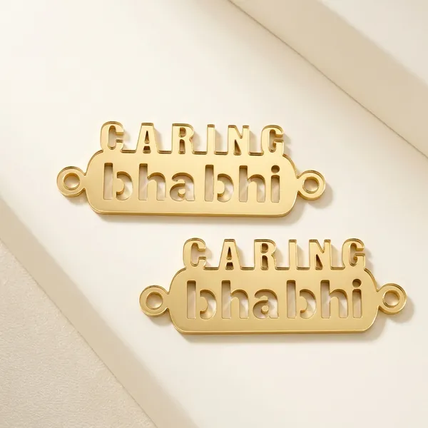 Golden_Acrylic_Bhabhi_Bhai_Rakhi_Connector_Charms