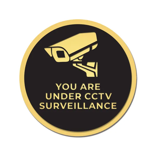 Black_Golden_Acrylic_Cctv_Surveillance_Warning_Sign_Board