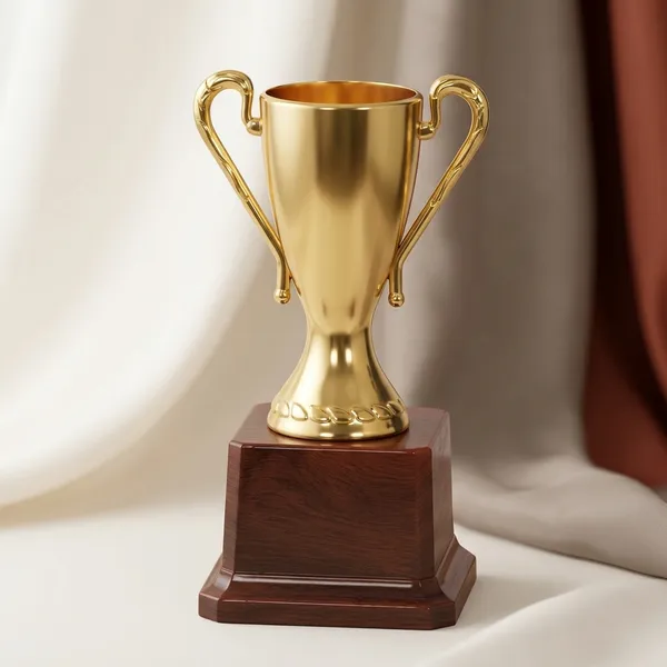 Golden_Metal_Double-Handle_Trophy_Cup_With_Wooden_Base