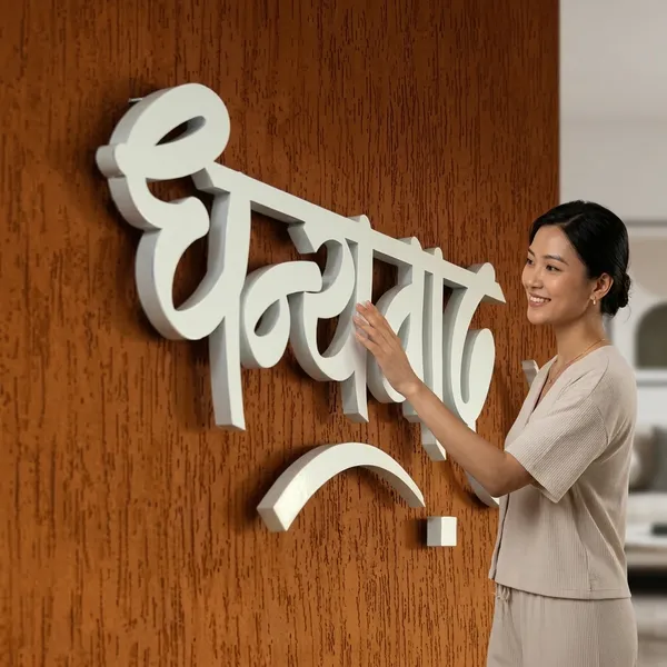 Acrylic_Matte_White_3D_Hindi_Typography_Wall_Plaque