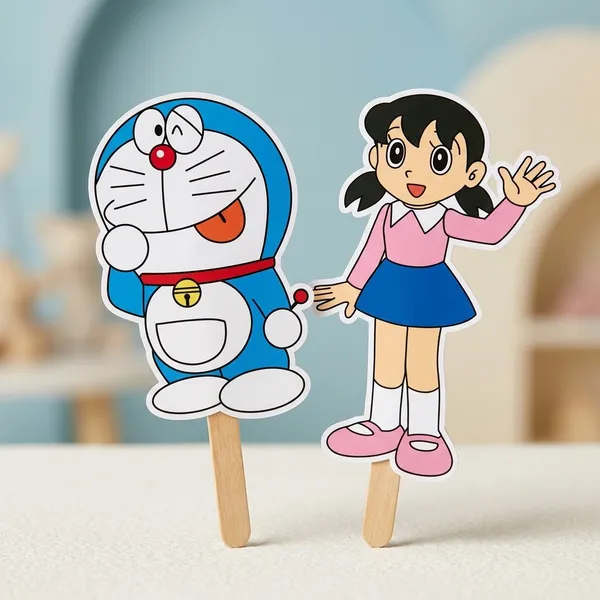 Cartoon_Character_Sunboard_Stick_Puppet_Party_Props_Set