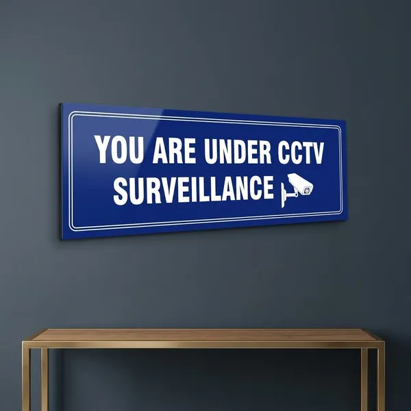 Black_Golden_Acrylic_Cctv_Surveillance_Warning_Sign_Board