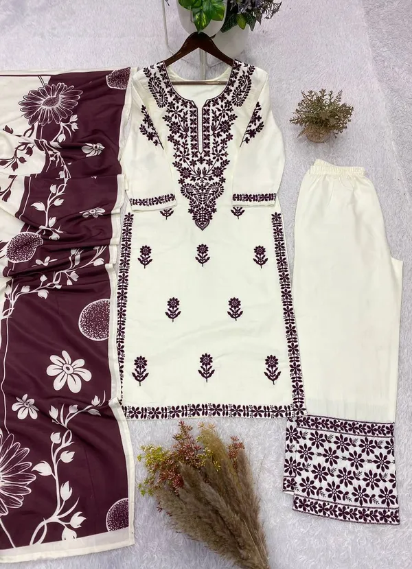 Elegant_Embroidered_Kurta_Palazzo_Suit_Set_With_Dupatta_Festive_Party_Wear_Wine