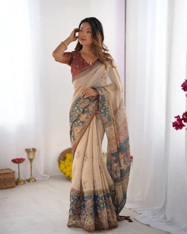 Women_S_Premium_Linen_Cotton_Saree_Floral_Digital_Print_With_Rich_Border_Pallu