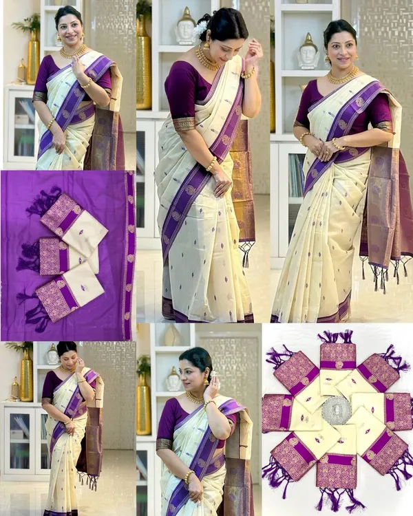Kleoraa_Lichi_Silk_Jacquard_Saree_with_Rich_Pallu_&_Designer_Border
