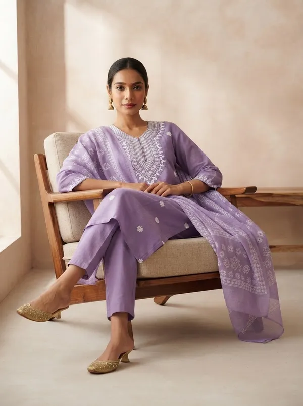 Lavender_Embroidered_Rayon_Slub_Kurta_Set_with_Chanderi_Silk_Dupatta_for_Women