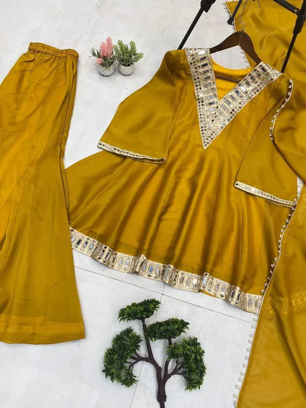 Mustard_Gold_Mirror_Work_Silk_Suit_Set_with_Dupatta