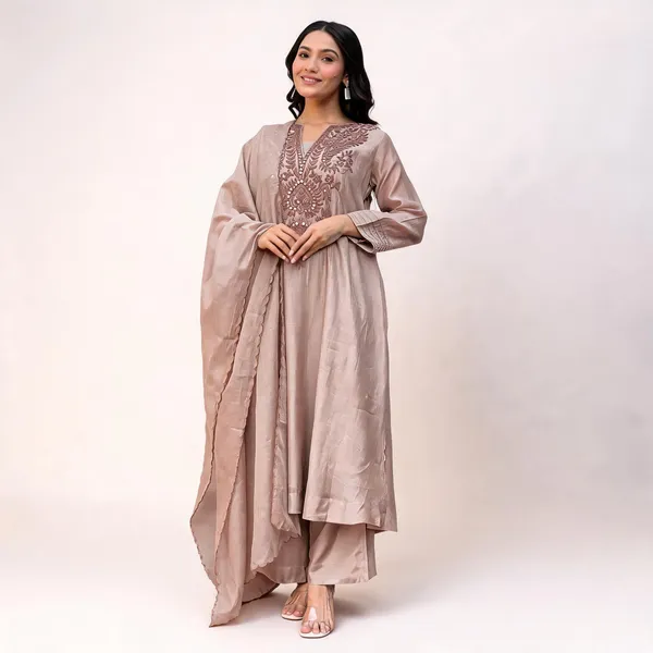 Launching_New_Premium_Designers_Kurta_Pent_Set_Brown