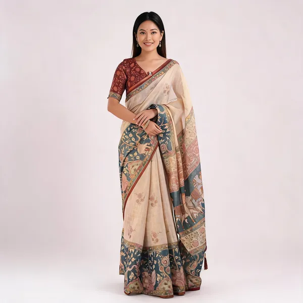 Women_S_Premium_Linen_Cotton_Saree_Floral_Digital_Print_With_Rich_Border_Pallu