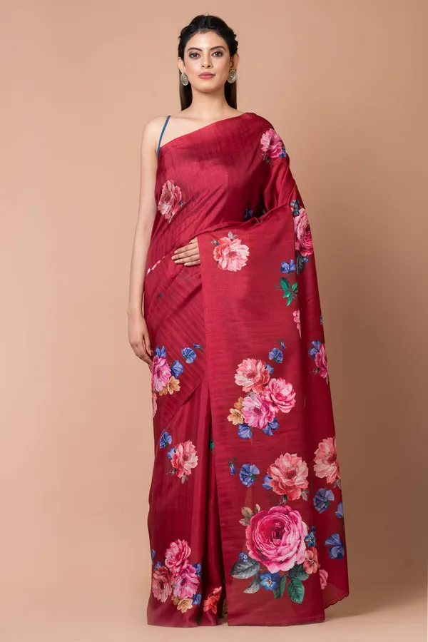 White_Mulmul_Saree_For_Women