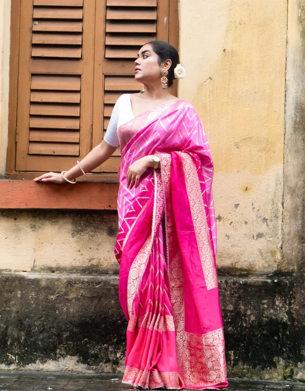 Pink_Khaddi_Silk_Saree_For_Women
