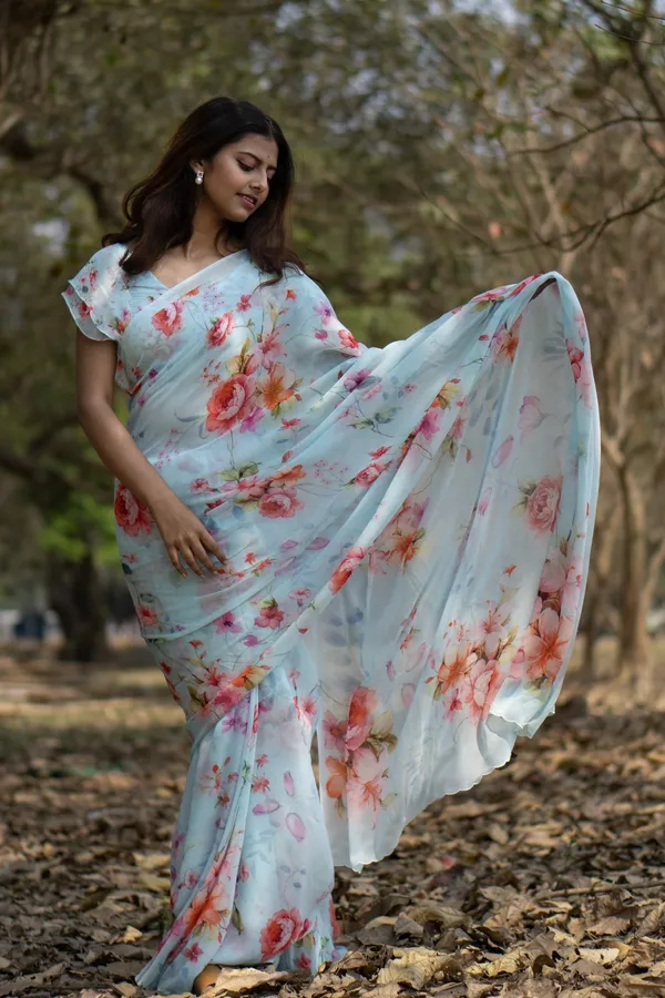 Sky_Blue_Georgette_Saree_For_Women