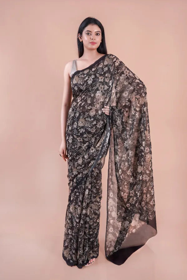 Black_Georgette_Saree_For_Women