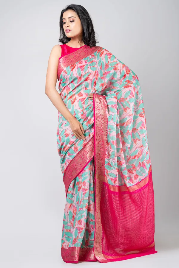 Light_Lavender_Chanderi_Saree_For_Women