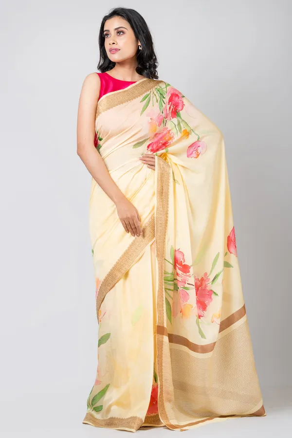 Light_Yellow_Chanderi_Saree_For_Women