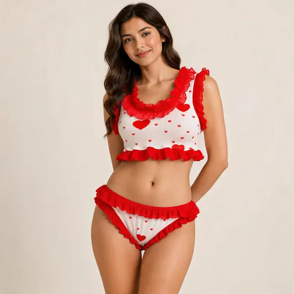 Multicolor_Cotton_Rib_Printed_Crop_Top_And_Panty_Set_For_Women