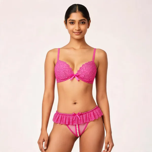 Pink_Polyester_Pearl_Y-Front_Thong_For_Women