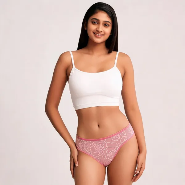 Pink_Polyester_Floral_Lace_Hipster_Panty_For_Women
