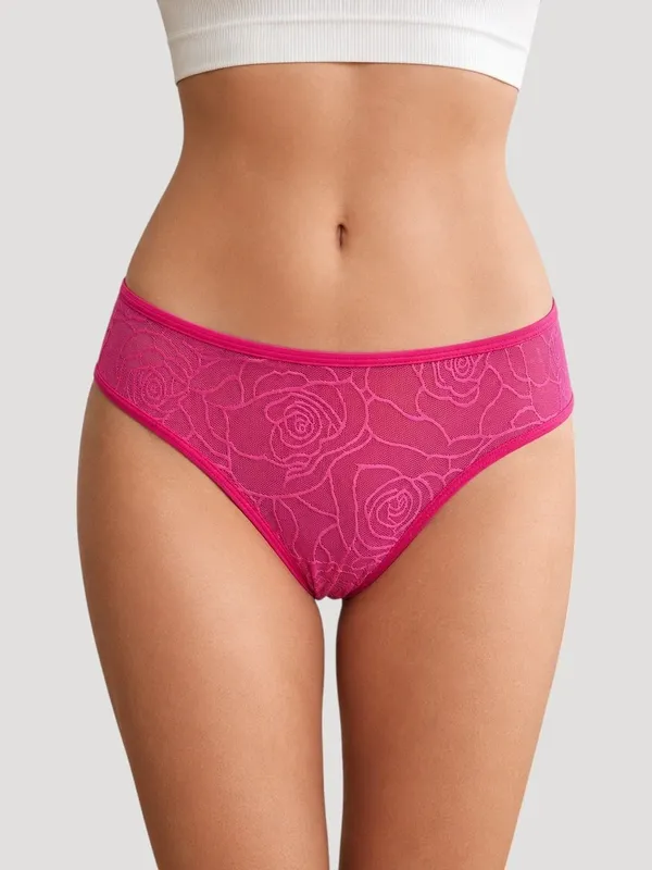 NETTARUFINA_Women_Hipster_Pink_Panty_()