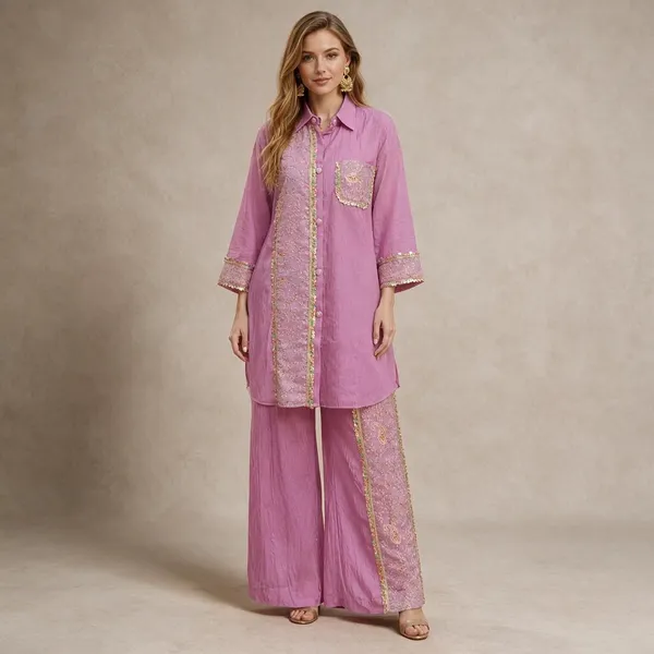 Lavender_Mul_Chanderi_Embroidered_Straight_Kurta_For_Women