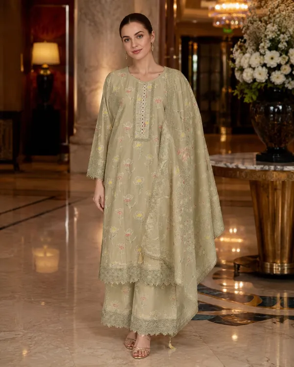 Beige_Cotton_Printed_Cotton_Kurta_For_Women
