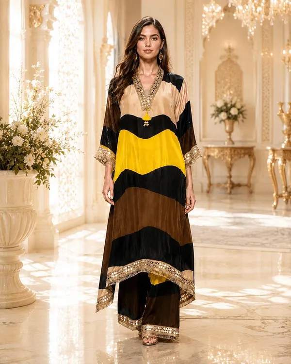 Multicolor_Crepe_Crepe_Suit_Set_For_Women