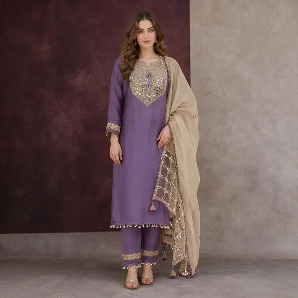 Purple_And_Beige_Crepe_Crepe_Suit_Set_For_Women