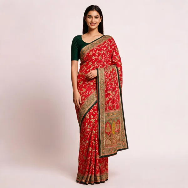 Red_Embroidered_Shawl_For_Women