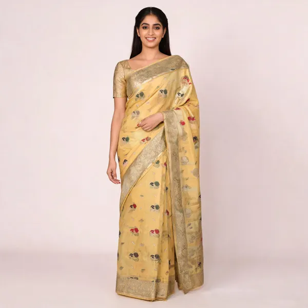 Mustard_Linen_Woven_Printed_Saree_For_Women