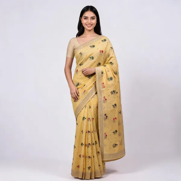 Mustard_Linen_Woven_Printed_Saree_For_Women