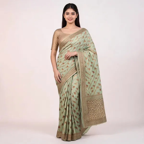 Green_Woven_Saree_For_Women