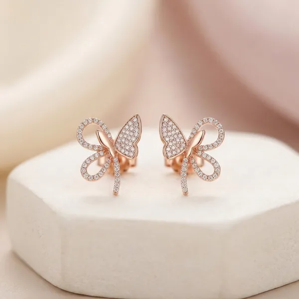 Rose_Gold_Silver_Sterling_925_Studs_Earrings_For_Women