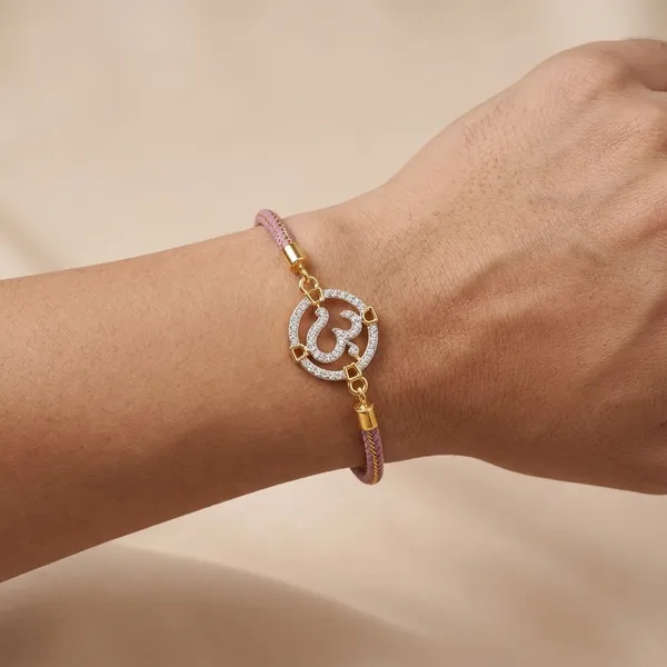 Light_Pink_And_Gold_Silver_Sterling_925_Rakhi_For_Men