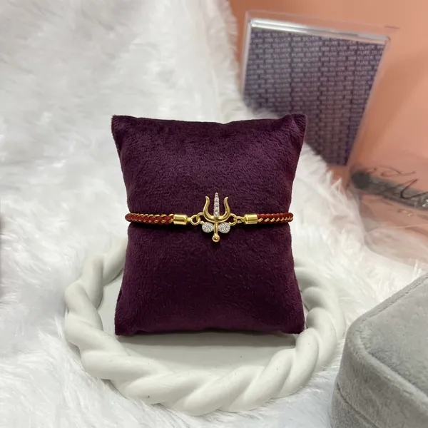 Red_And_Gold_Silver_925_Rakhi_For_Men